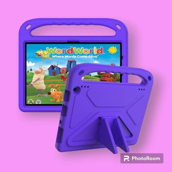 Purple Fire HD 10 Tablet Case - Picture 1 of 8